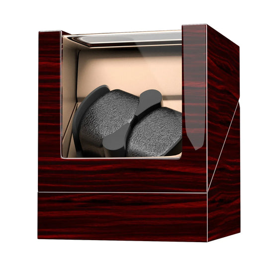 Exorel – Double Automatic Watch Winder with Wooden Case