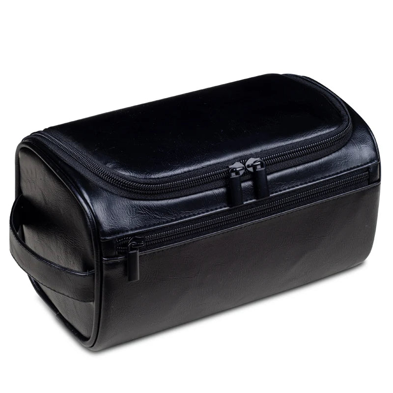 Exorel – Leather Toiletry Bag for Men Waterproof Hanging Travel Wash Bag
