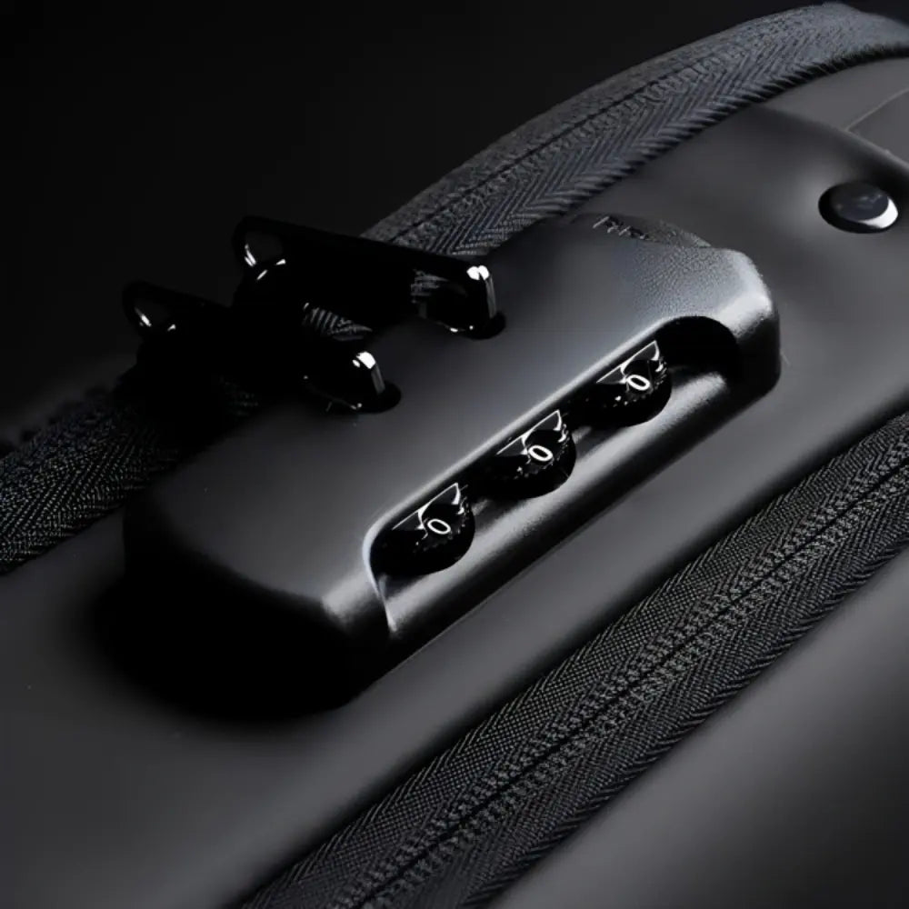 Exorel – Men’s Waterproof Anti-Theft Crossbody Bag with USB Charging Port