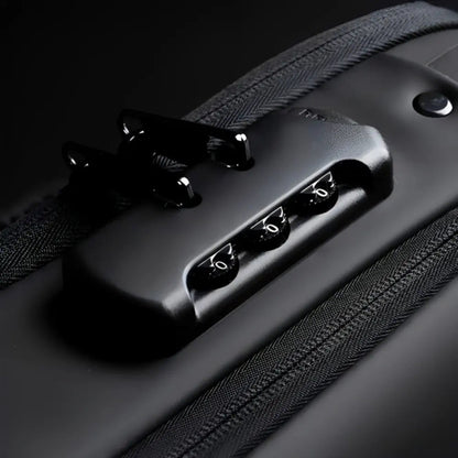 Exorel – Men’s Waterproof Anti-Theft Crossbody Bag with USB Charging Port