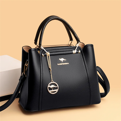 Exorel – Women’s PU Leather Shoulder Handbag with Crossbody Strap