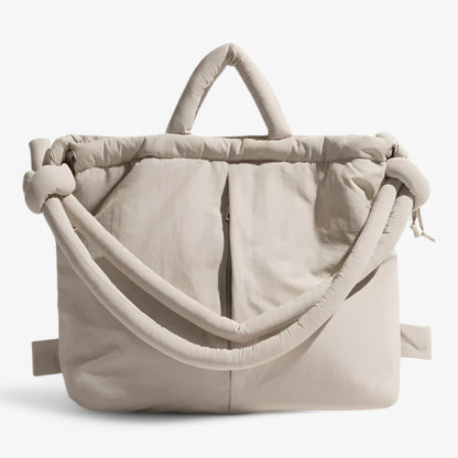 Exorel – Women’s Quilted Puffer Handbag with Shoulder Strap