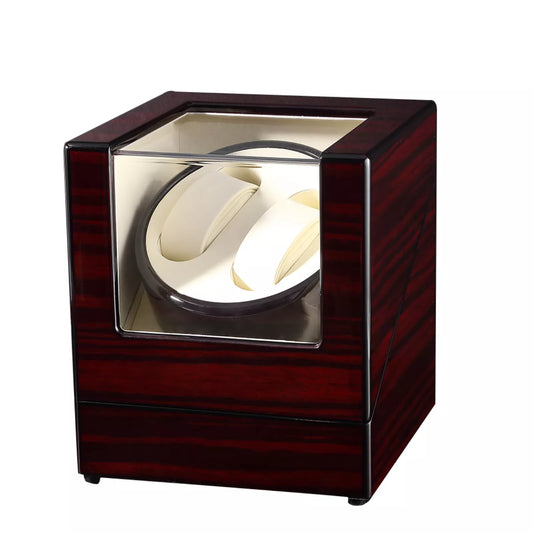 Exorel – Wooden Automatic Watch Winder with Display Case